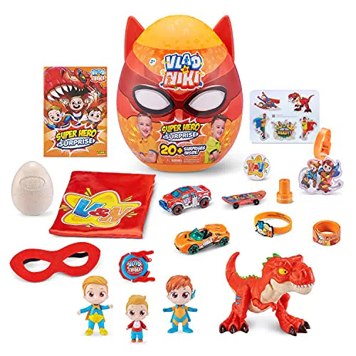 ZURU Vlad & Niki Superhero Surprise - Uovo Rosso