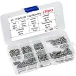 Kit Bulloni e Dadi in Acciaio Inox a Testa Esagonale - Assortimento Viti a Brugola