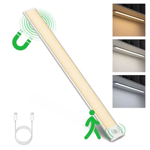 Luce Armadio Led Ricaricabile con Sensore di Movimento e Luminosità Regolabile