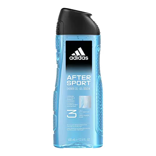 Adidas Gel Doccia 3 in 1 After Sport per Corpo, Capelli e Viso - Formula Vegana
