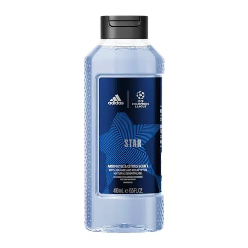 Adidas UEFA Star Edition Gel Doccia Uomo Formula Vegana 400ml