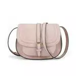 Borsa a Spalla in Pelle per Signore con Tracolla Staccabile