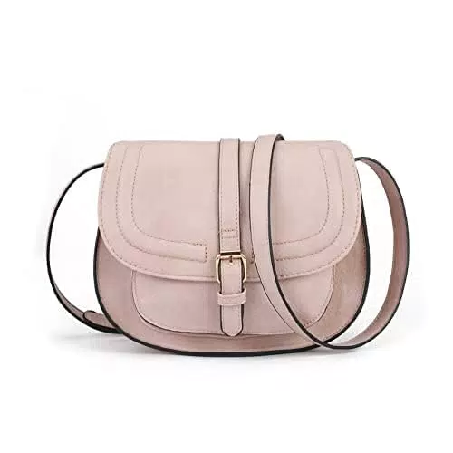 Borsa a Spalla in Pelle per Signore con Tracolla Staccabile