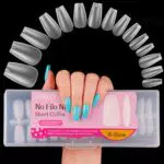 AISEELY Unghie Finte Trasparenti per Gel - 15 Misure - Resistente Alla Resina