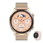 Aliwisdom Smartwatch Rotondo con Chiamate Bluetooth e Fitness Tracker