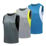 AMZSPORT Canotta Uomo Palestra Canottiera Sportiva Senza Maniche per Running e Bodybuilding