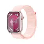 Apple Watch Series 9 GPS + Cellular Smartwatch con cassa in alluminio e Sport Loop rosa - Fitness tracker e display Retina always-on