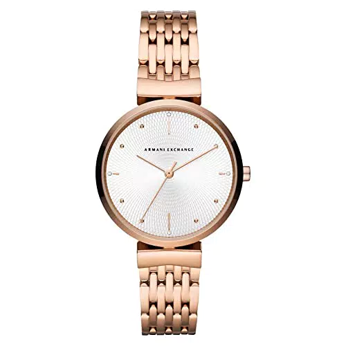 Armani Exchange Orologio da donna, movimento a tre lancette