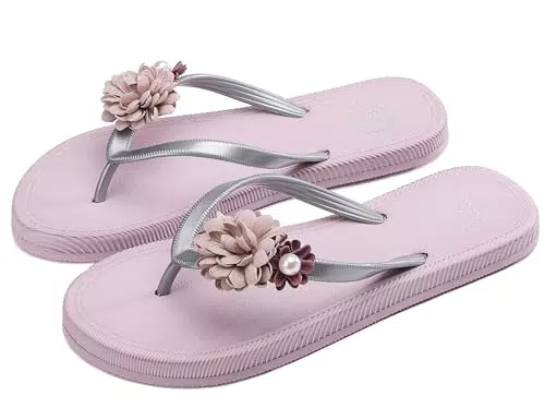 AX BOXING Infradito Donna Floreale Estive Antiscivolo Pantofole