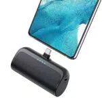Power Bank AXNEB 5200mAh con USB C - Caricatore Portatile Ultra-compatto 15W PD 3A
