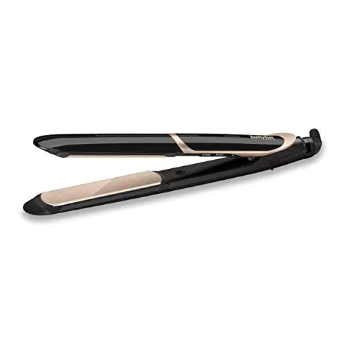 BaByliss Piastra Lisciante Titanium-Ceramic con Funzione Ionica Anti-crespo
