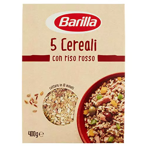 Barilla Mix 5 Cereali con Riso Rosso - Fonte di Fibre