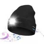 Berretto Bluetooth da Uomo con Luce a LED e Cuffie Stereo HD