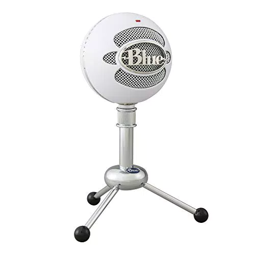 Blue Snowball Microfono USB per Registrazione e Streaming - Mic a Condensatore per PC e Mac con Modelli Polari Cardioide e Omnidirezionale