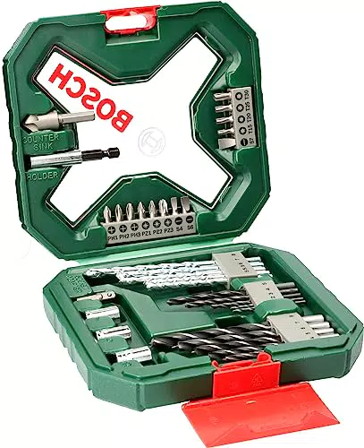Set Bosch X-Line punte e bit avvitamento per legno, muratura e metallo
