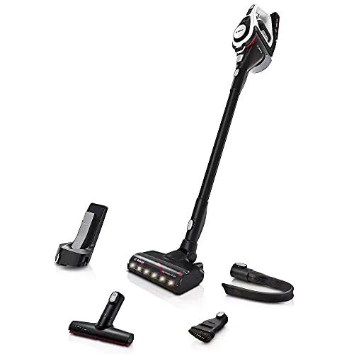 Bosch BBS8214 Scopa Elettrica Ricaricabile con Spazzola LED e Batterie Intercambiabili