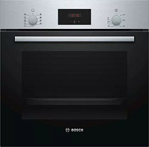 Bosch HBF114BS1 Serie 2 Forno da Incasso con Cottura Uniforme e Display LED - Acciaio