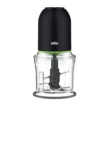 Braun MultiPractic 3 CH3011BK Tritatutto a Quattro Lame in Acciaio Inox, Due Velocità, Funzione One Push