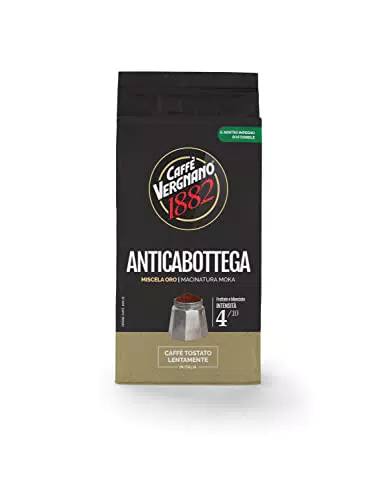 Vergnano 1882 Caffè Macinato Anticabottega - Confezione da 250 gr