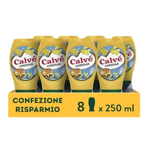 Salsa Cheddar Calvé con Ingredienti di Prima Qualità