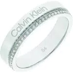 Anello da Donna Calvin Klein Minimal Linear con Cristalli