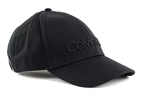 Calvin Klein Ricamo BB cap Coperchio, CK Black, OS Uomo