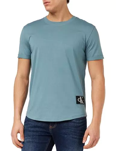 Calvin Klein Jeans Top in Maglia a Maniche Corte