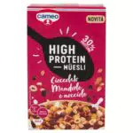 Cameo Muesli Proteico con Cioccolato Fondente e Mandorle Croccanti