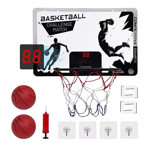 Canestro Basket da Interno per Bambini e Adulti con Accessori Completi - Marca X