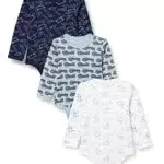 Care Body LS - Body Manica Lunga Bimbi 0-24, Blu Royal Blue