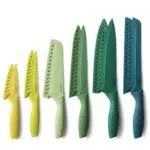 Set Coltelli da Cucina Professionale con Rivestimento Ceramico Antiaderente