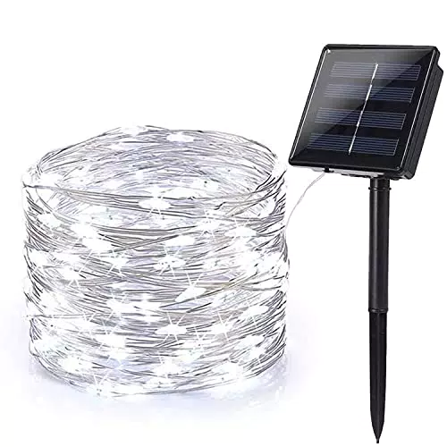 BrizLabs Catena Luminosa Solare da Esterno con 240 LED Impermeabile per Giardino e Feste
