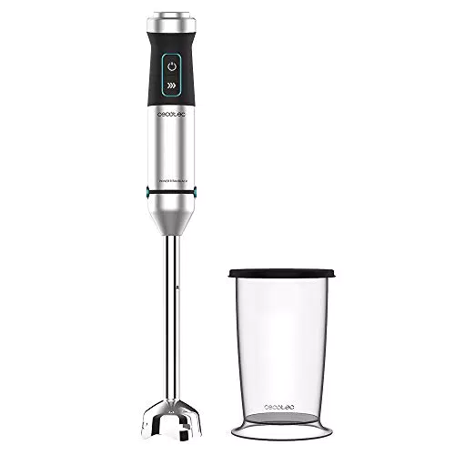 Frullatore a Immersione Cecotec Power Titanblack 1500 XL con Tecnologia Crossblades - 1500 W, Piede XL, Funzione Turbo