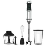 Cecotec Frullatore a mano Power Pulsar 2300 MAX - Potenza 2300 W, Lame Titanio, Piede XL