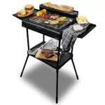Cecotec PerfectSteak 4250 - Barbecue Elettrico con Griglia in Acciaio Inox e 3 Livelli di Altezza