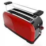 Cecotec Tostapane Verticale 2 Fessure Lunghe - Supporto Panini e Vassoio Raccogli Briciole