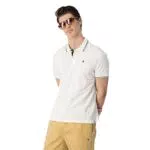 Champion Legacy Polo in Cotone Piqué con Logo C, Bianco