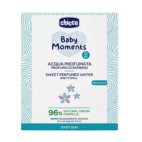 Chicco Acqua Profumata Baby Moments per Bambini, Fragranza Delicata con Ingredienti Naturali, 0 Mesi+