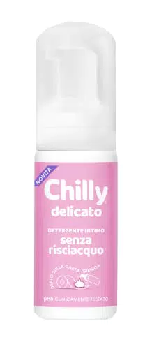 Chilly Detergente Intimo Senza Risciacquo Delicato Mousse pH5 - 100 ml
