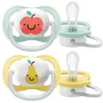 Ciuccio Philips Avent Ultra Air Ortodontico Senza BPA con Custodia - Modello SCF080/17