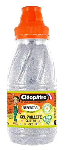 Cléopâtre - Gel con glitter argento