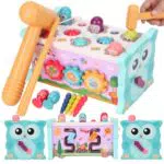 Coikes Giochi Montessori 7 in 1 per Bambini di 1-4 Anni
