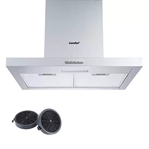 Cappa Aspirante COMFEE 60 TSHM17SS-60 in Acciaio Inossidabile con LED