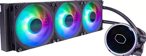 Cooler Master MasterLiquid PL360 Flux - Sistema di Raffreddamento Liquido AIO per CPU, 3 Ventole 120 mm, Radiatore 360 mm, RGB Indirizzabile - Compatibile AMD e Intel