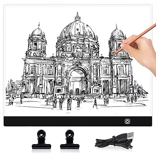 Coolzon Tavoletta Luminosa A3 LED Light Pad per Disegno e Pittura