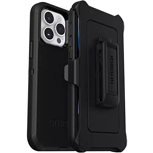 OtterBox Defender Cover per iPhone 14 Pro Max resistente agli urti e alle cadute - Nero