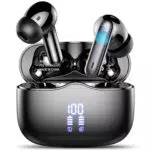 Cuffie Bluetooth Stereo HiFi con Cancellazione Rumore e Display LED