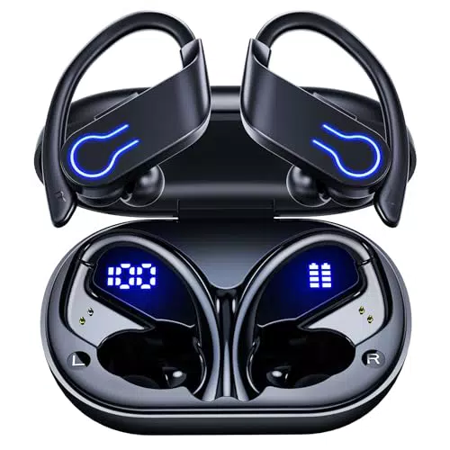 Cuffie Bluetooth Sport - Auricolari Stereo di Alta Qualità con Riduzione Rumore ENC