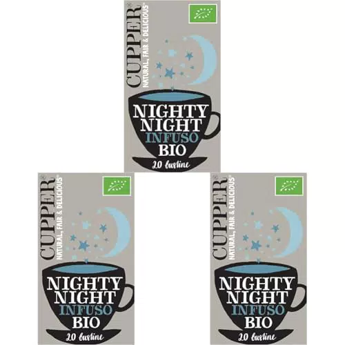 Infuso Biologico Notte con Cannella, Camomilla e Melissa - 60 Bustine