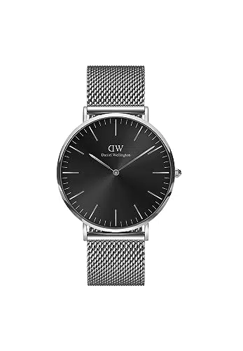 Daniel Wellington Orologio Analogico Classic Revival 40mm - Modello Sterling Black